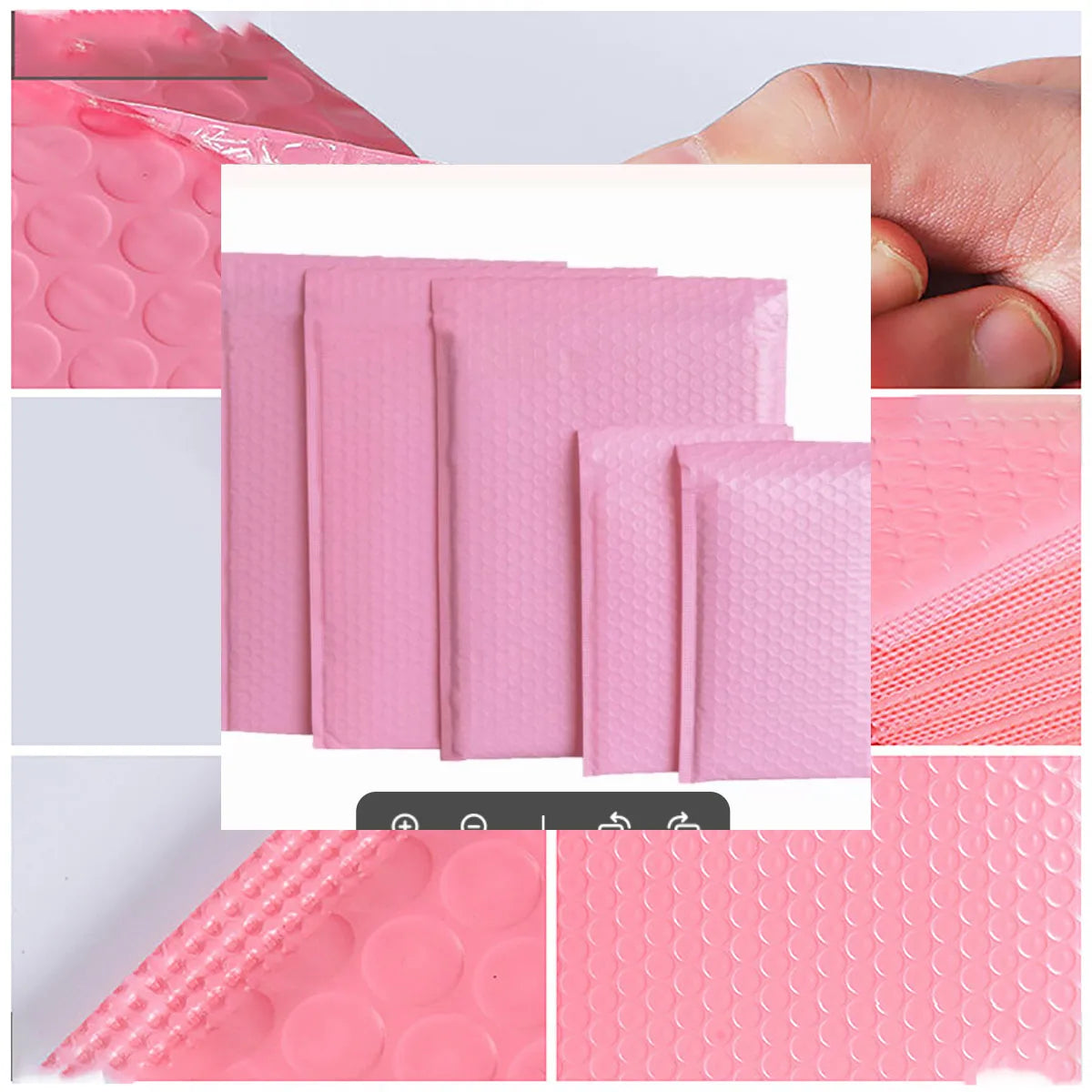 Pink Padded Mailing Envelopes – 20 Pack