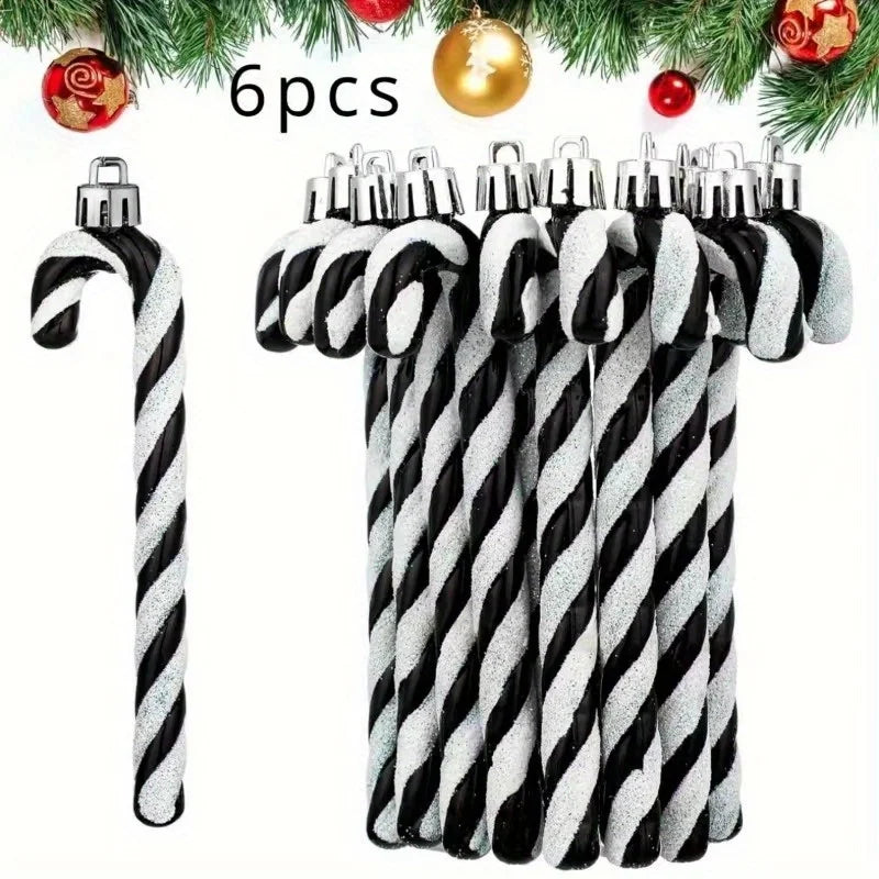 Acrylic Candy Cane Hanging Decorations