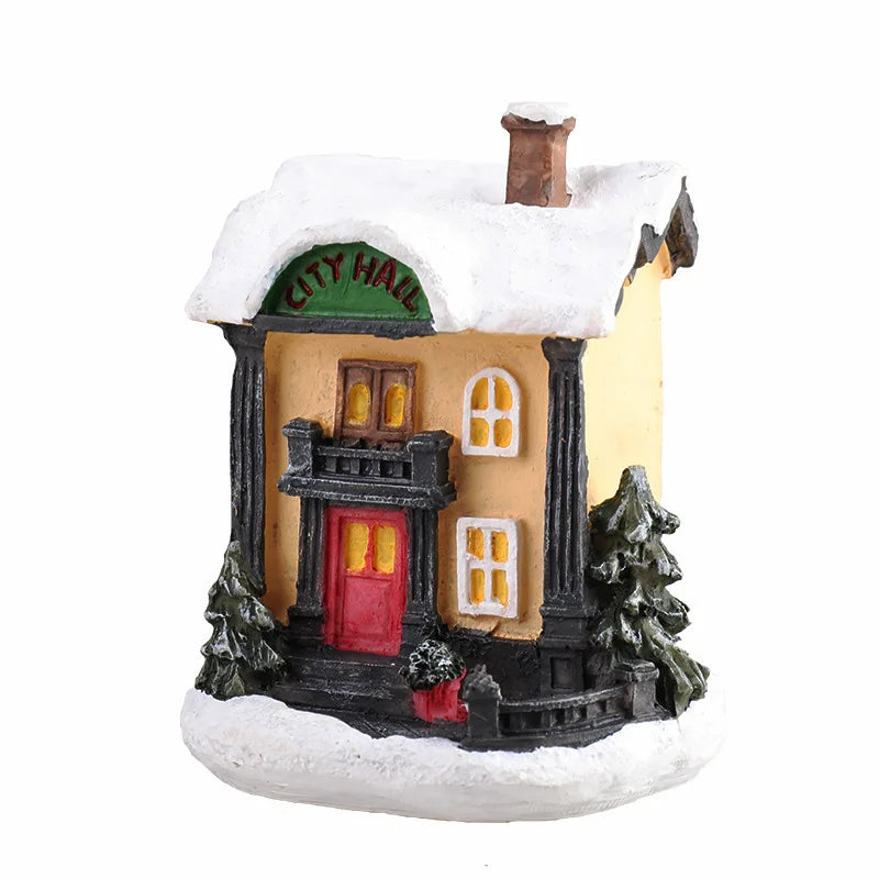 LED Christmas Village House