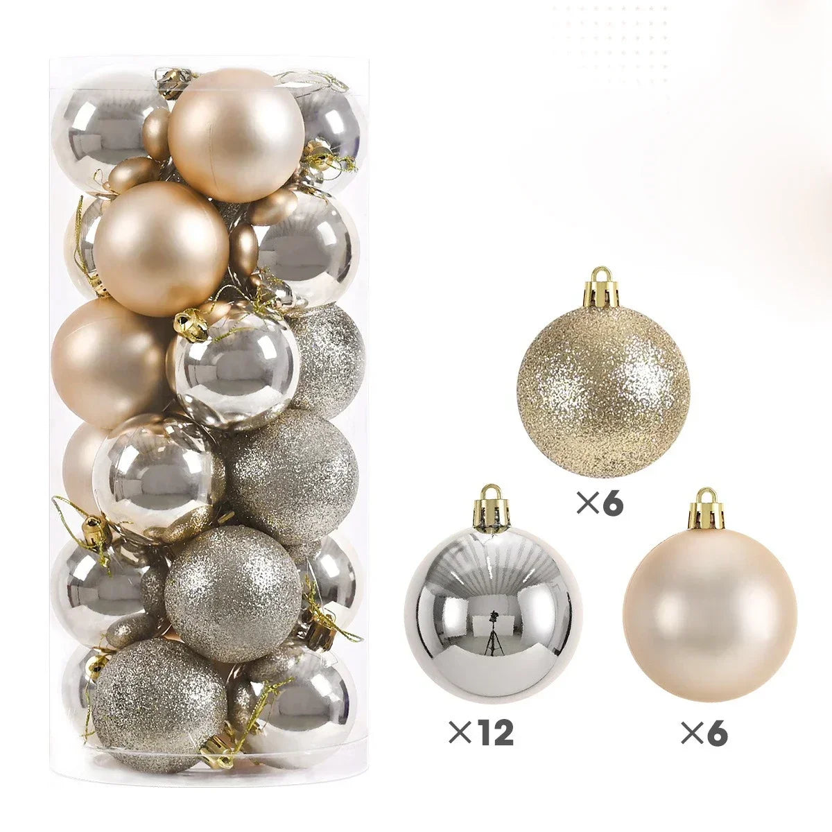 Christmas Baubles – 24 Pack