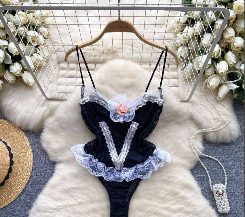 Leopard-Print Backless Bodysuit