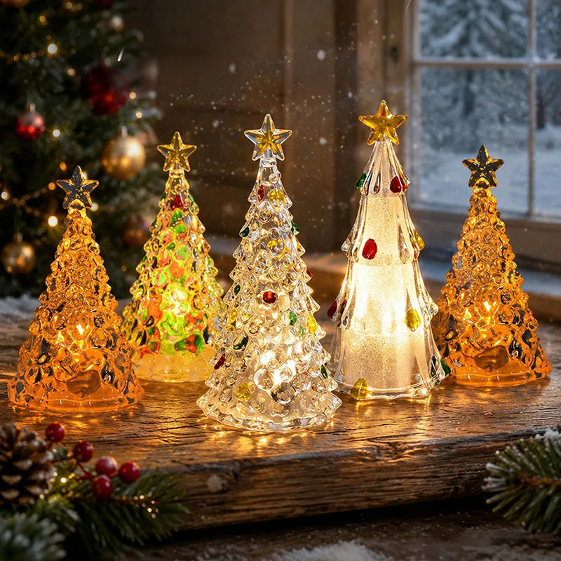 Crystal-Style Christmas Tree LED Light