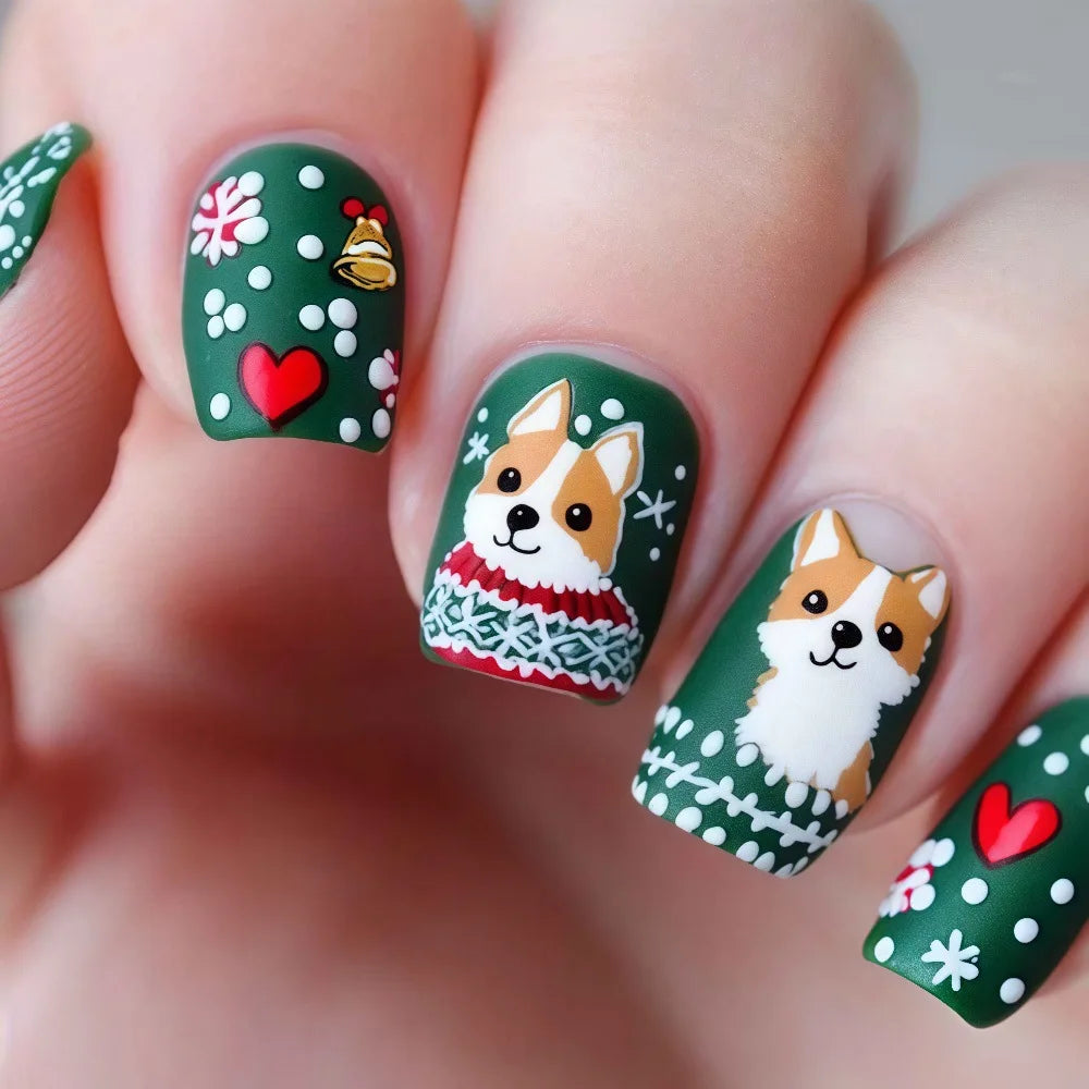 Christmas Press-On Nails