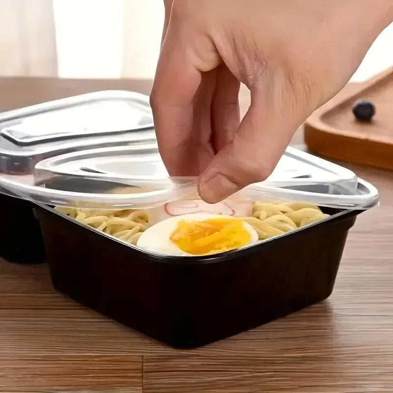 Food Containers with Lids – 10 Sets