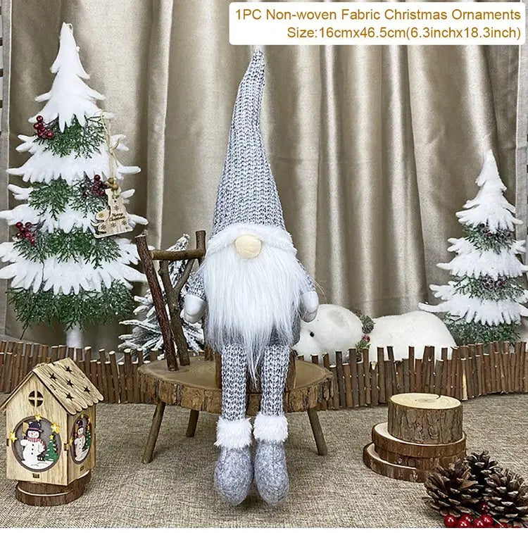 Standing Santa, Snowman and Reindeer Decorations