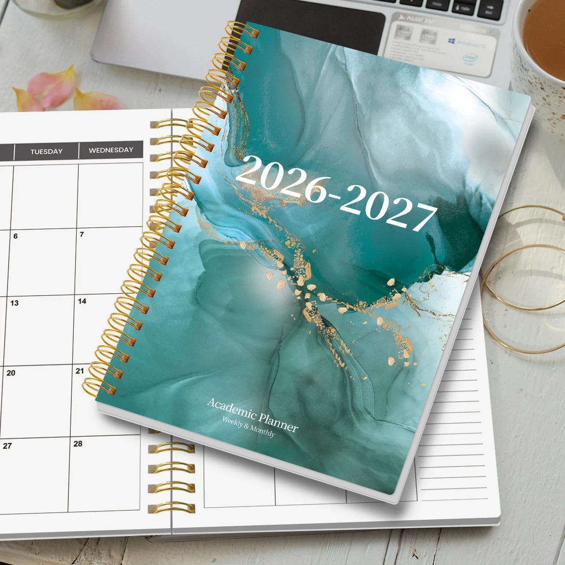 2026-2027 A5 Weekly & Monthly Planner – Jan 2026 to Dec 2027 Spiral Organizer with Calendar & Notes, School & Office Supplies