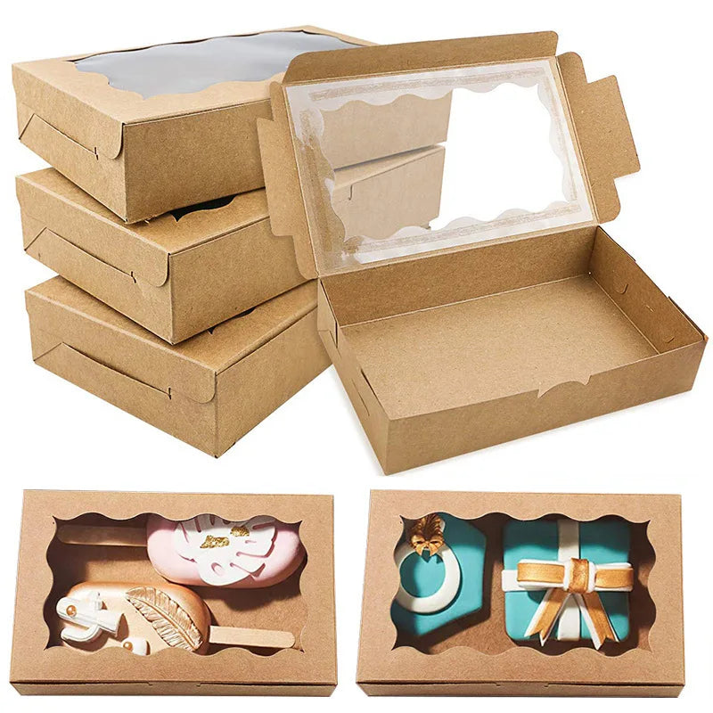 Kraft Window Gift Boxes