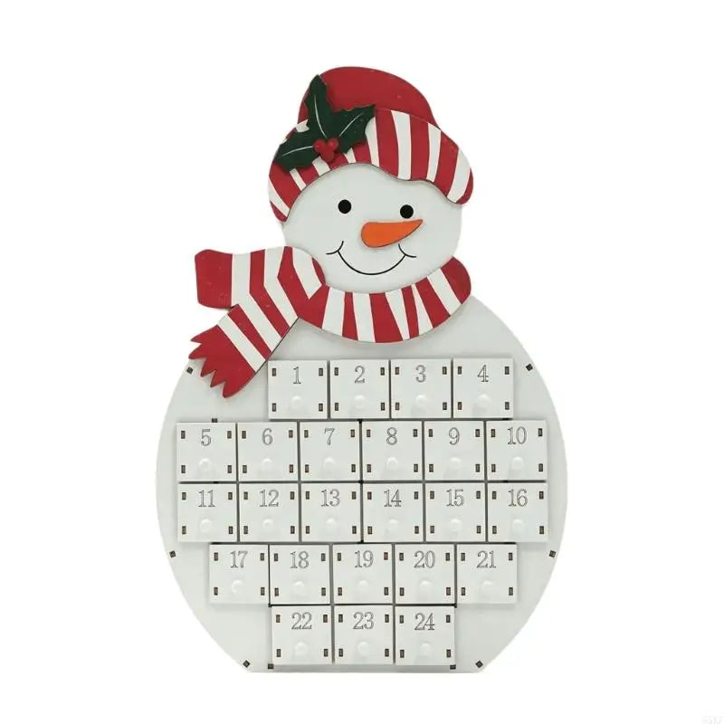 Wooden Advent Calendar with 24 Drawers