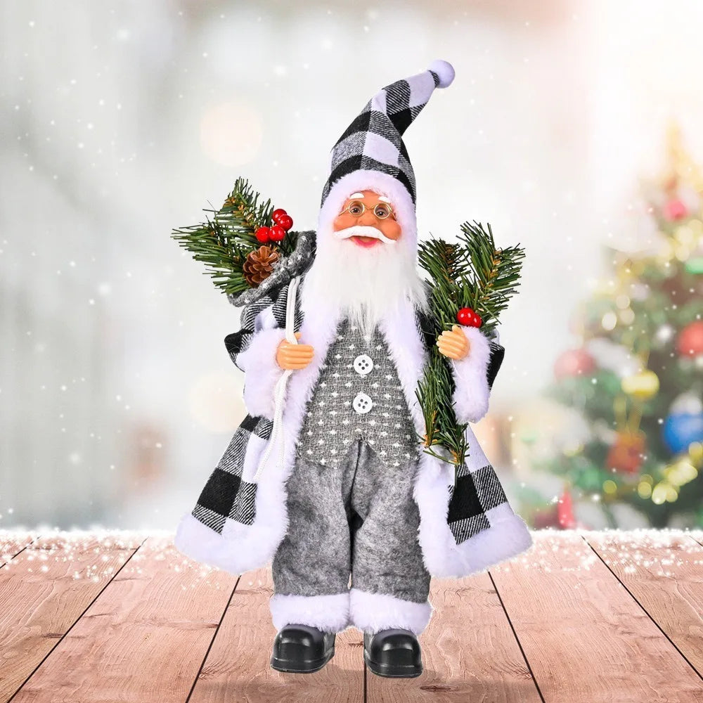 Standing Santa Decoration – 30 cm