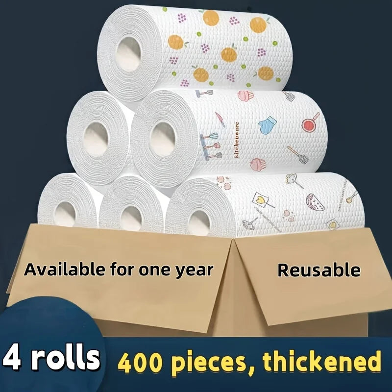 Disposable Kitchen Cleaning Cloth Roll