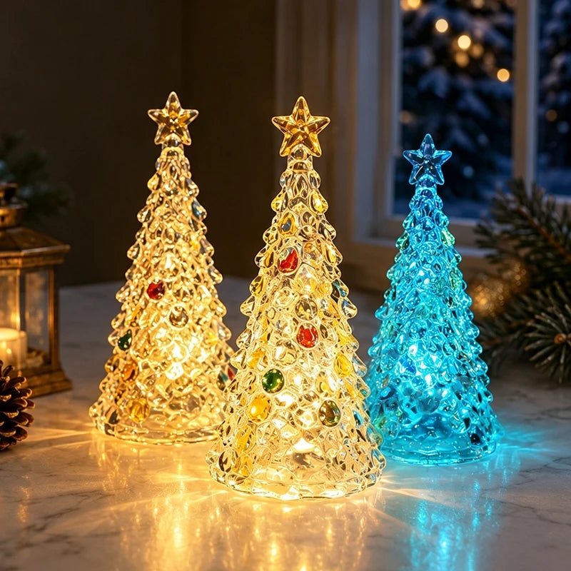 Crystal-Style Christmas Tree LED Light