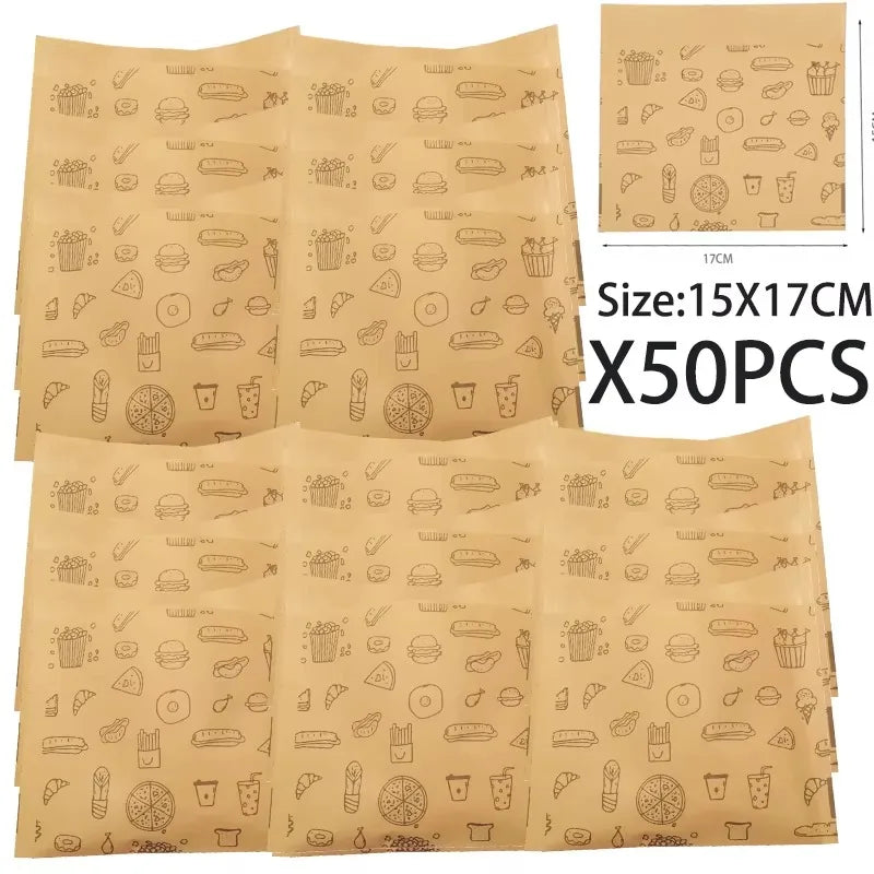 Greaseproof Paper Food Bags