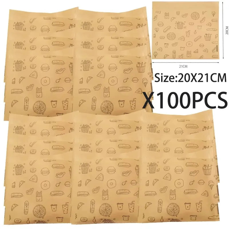 Greaseproof Paper Food Bags