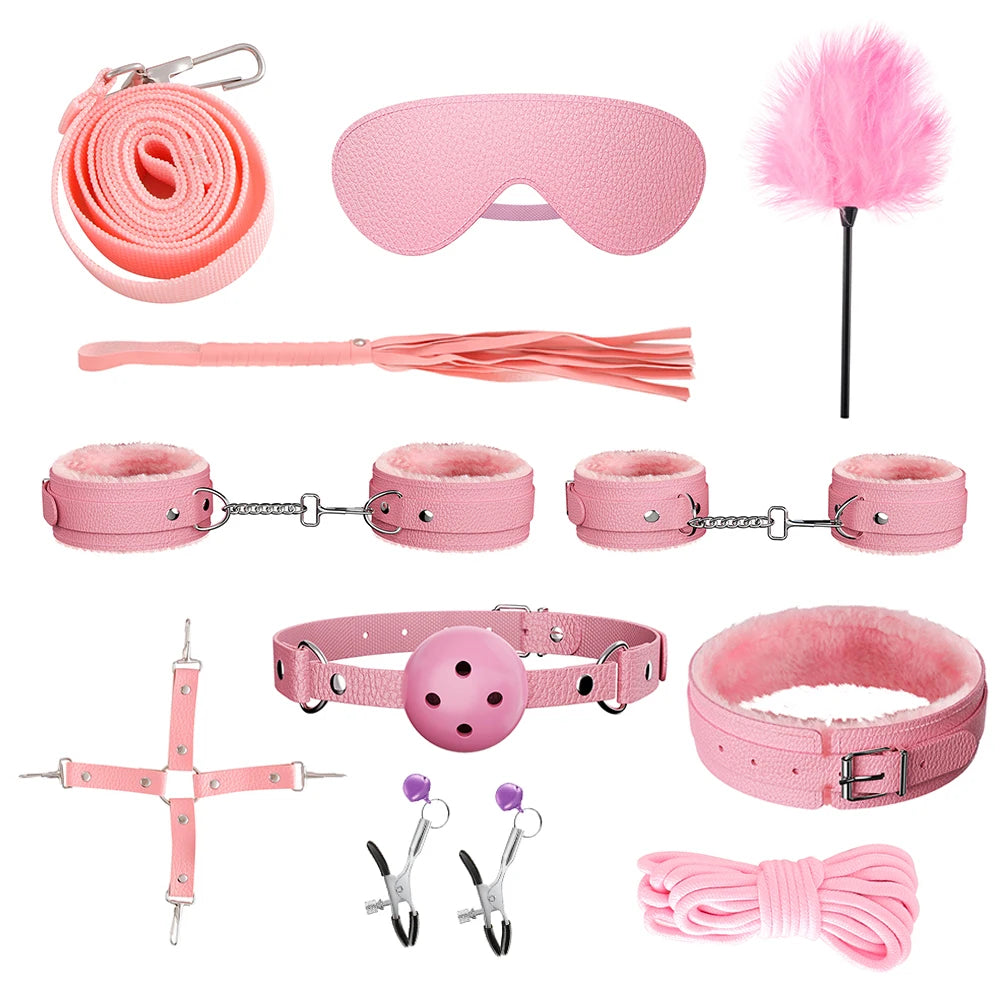 Fleece-Lined Bondage Set