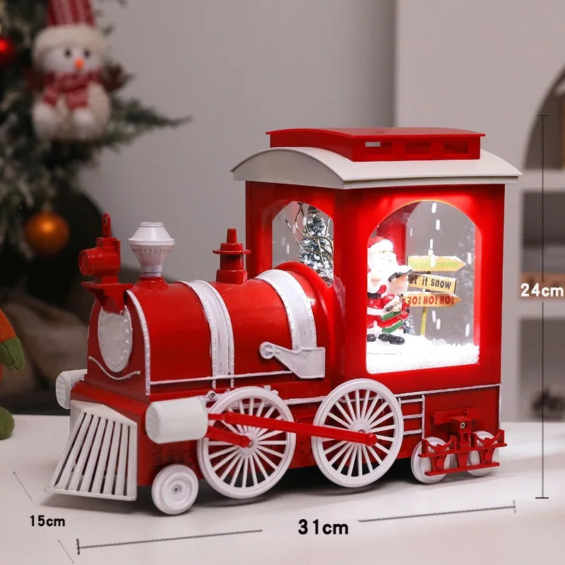 Musical Christmas Snow Lantern