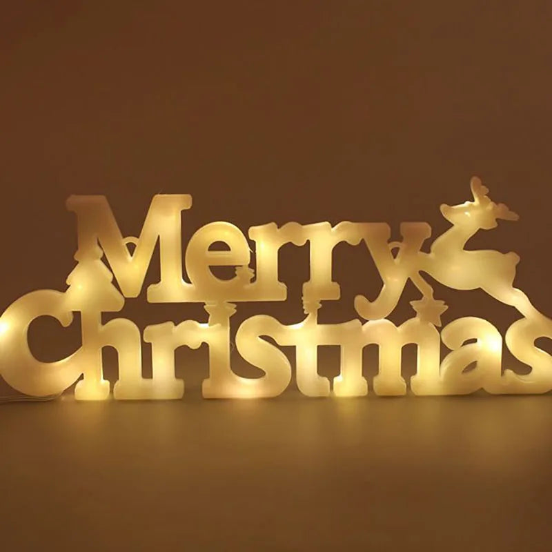 Merry Christmas LED Hanging Sign