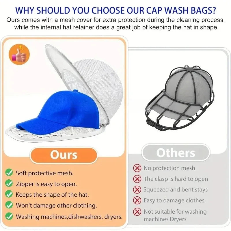 Hat Washing Protection Bag