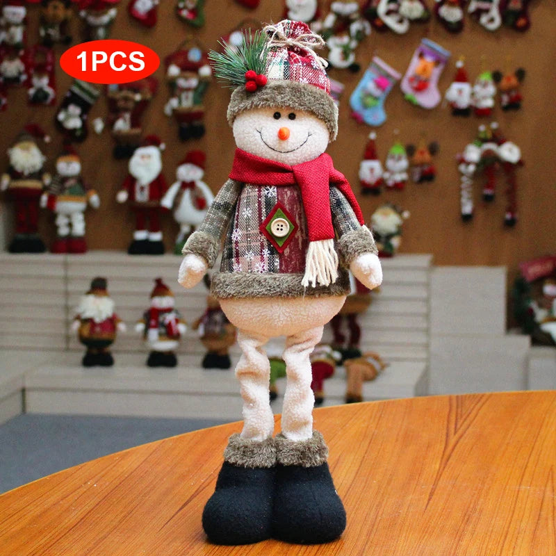 Standing Santa, Snowman and Reindeer Decorations