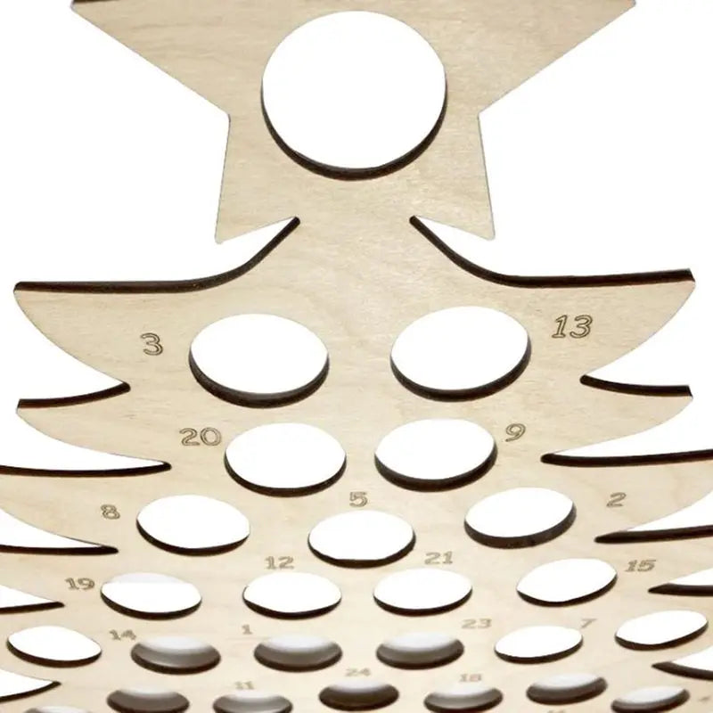 Wooden Chocolate Holder Advent Calendar