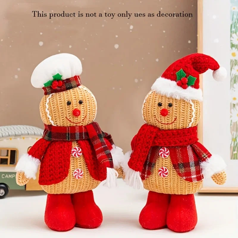 Knitted Gingerbread Character Decoration