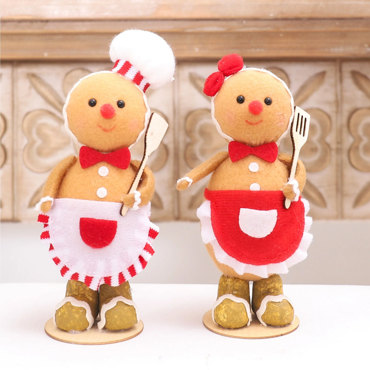 Gingerbread Chef Plush Decorations
