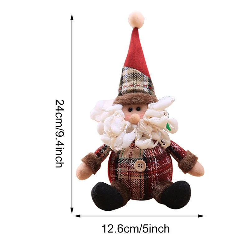 Santa, Snowman and Reindeer Christmas Decorations