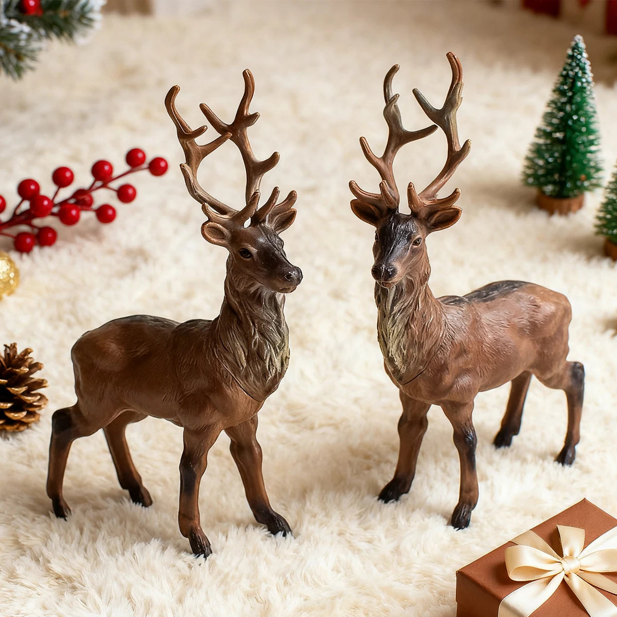 Reindeer Figurines – Set of 2