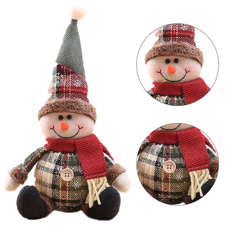 Santa, Snowman and Reindeer Christmas Decorations