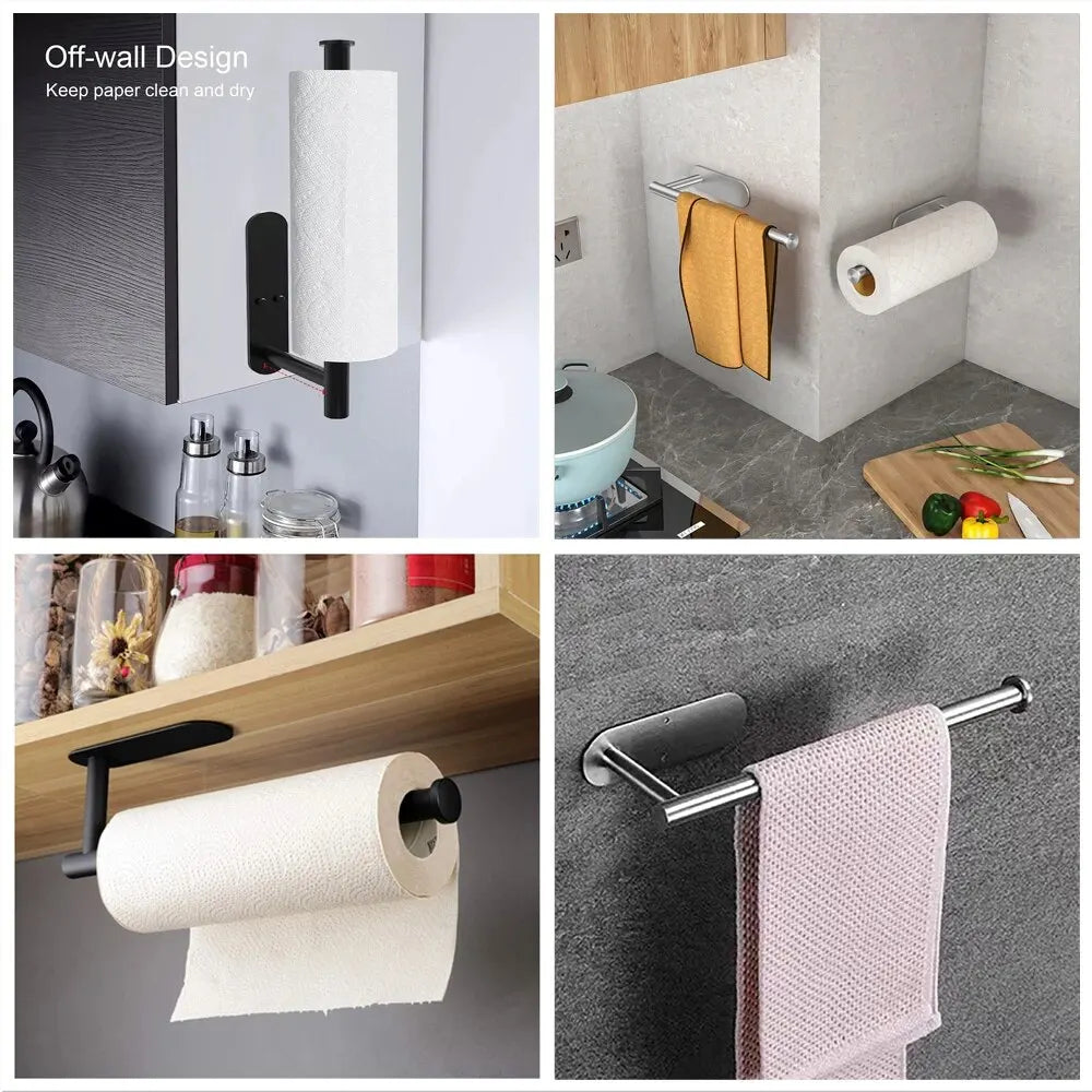 Adhesive Kitchen Roll Holder