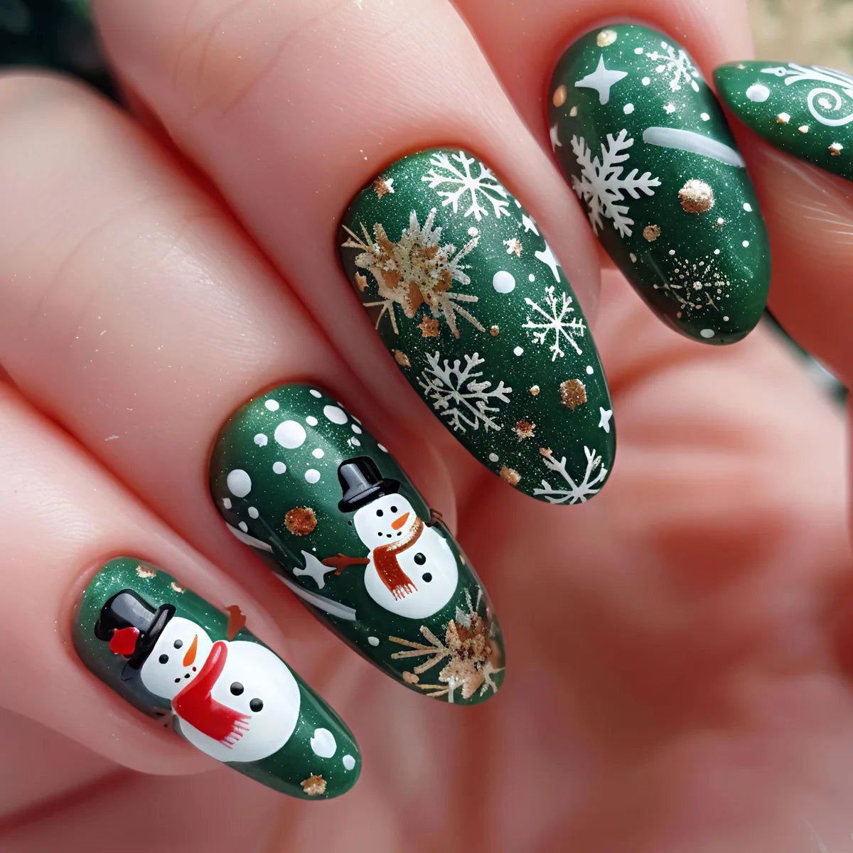 Christmas Press-On Nails