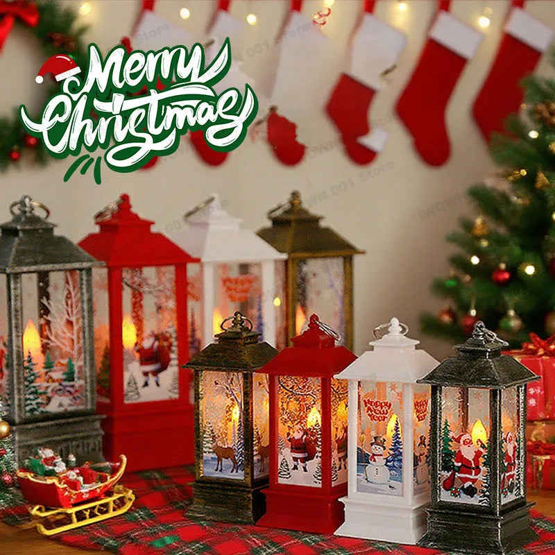 Christmas LED Candle Lantern