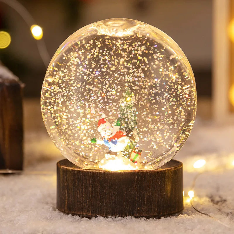 Light-Up Christmas Globe Decoration
