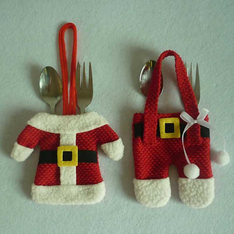 Santa Suit Cutlery Holders – 6 Pack