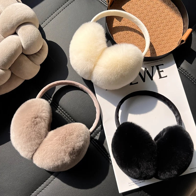 Folding Plush Winter Earmuffs