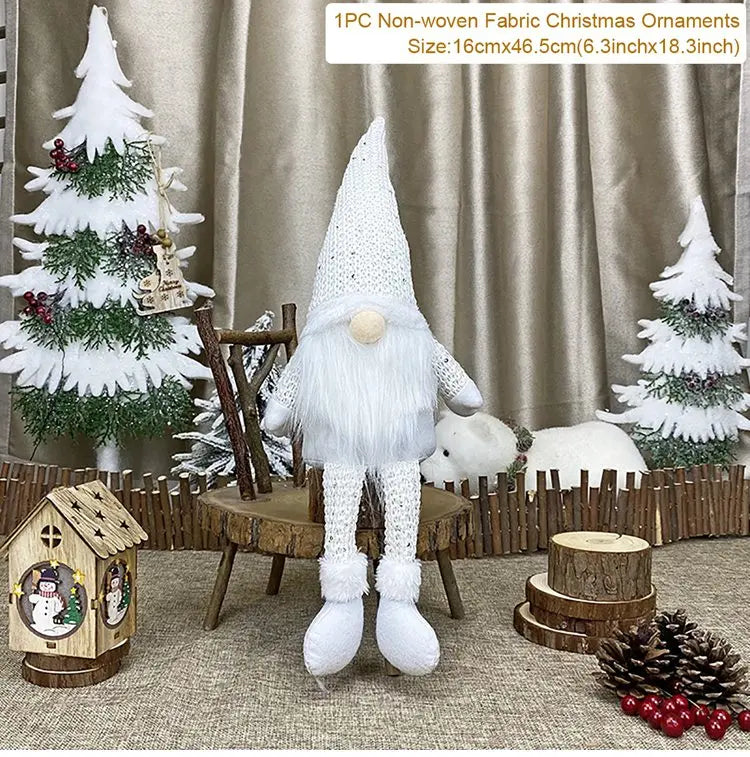 Standing Santa, Snowman and Reindeer Decorations