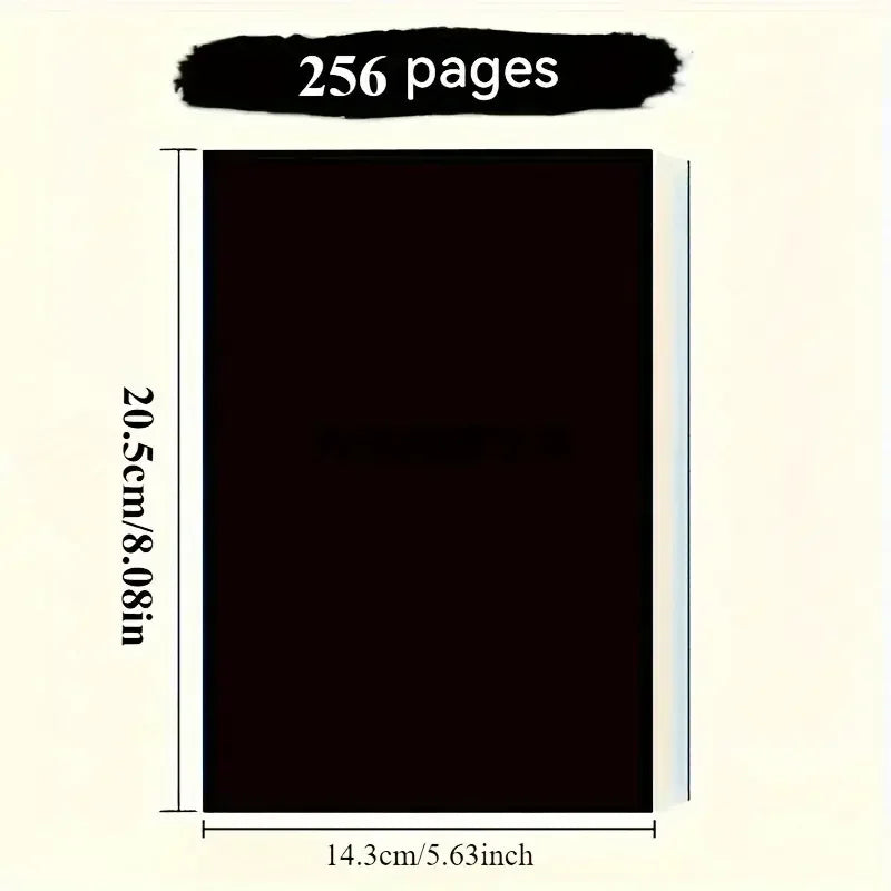 A5 Notepad 256 Pages Notebook Blank Sketchbook Notebooks Diary School Useful Stationery Journal Supplies Office