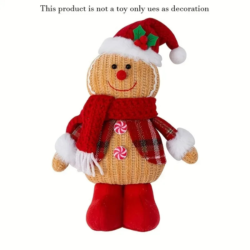Knitted Gingerbread Character Decoration