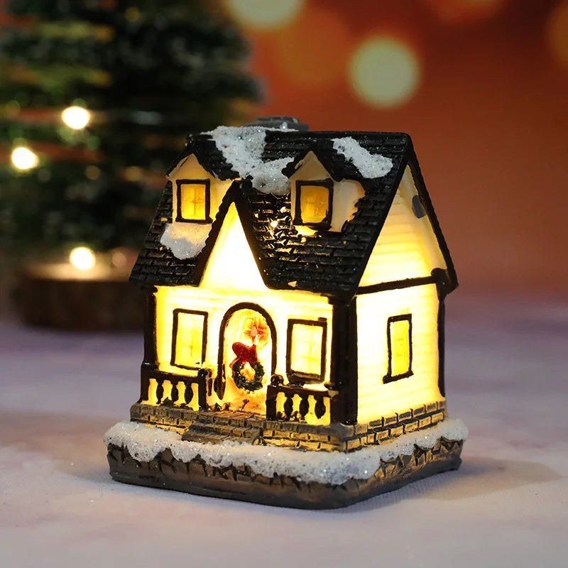 LED Christmas Village House