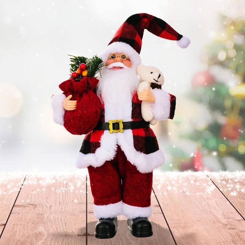 Standing Santa Decoration – 30 cm