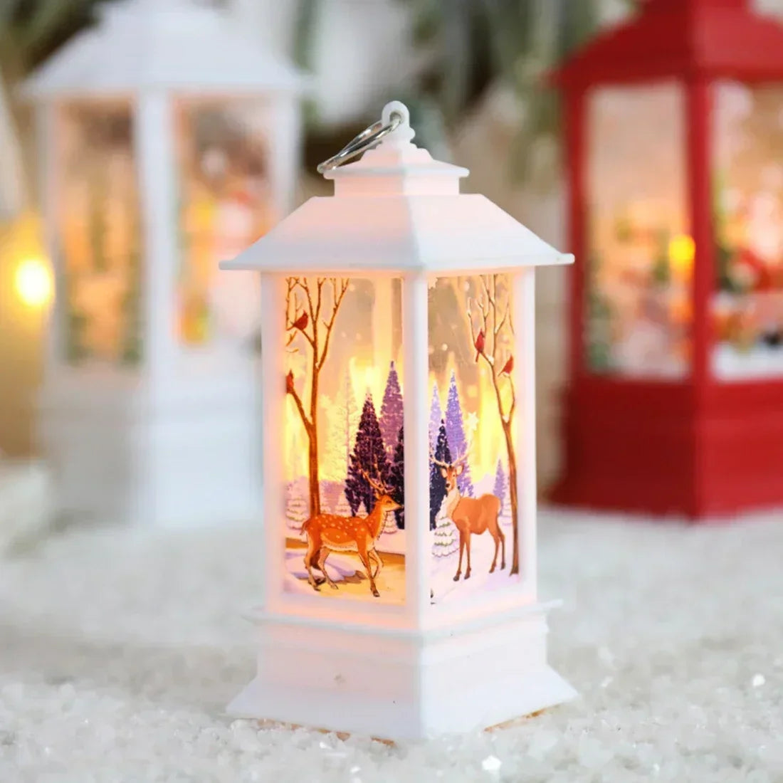 Christmas LED Candle Lantern