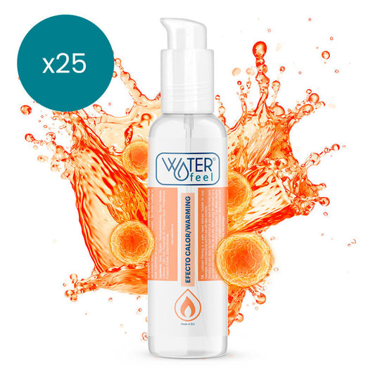 WATERFEEL - HEAT EFFECT LUBRICANT 150 ML PACK 25 UNITS