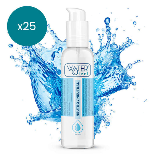 WATERFEEL - NATURAL LUBRICANT 150 ML PACK 25 UNITS