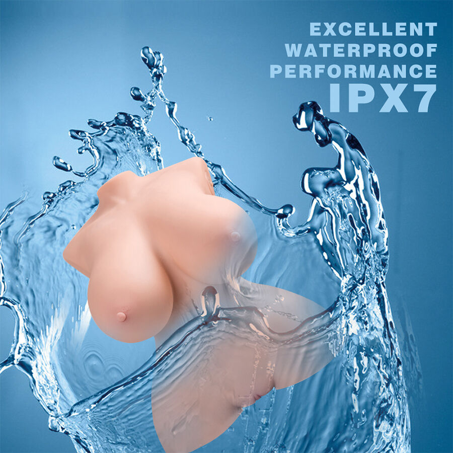 XISE - TINY THRUSTING REALISTIC TORSO WITH FEMALE VIBRATION 40 CM