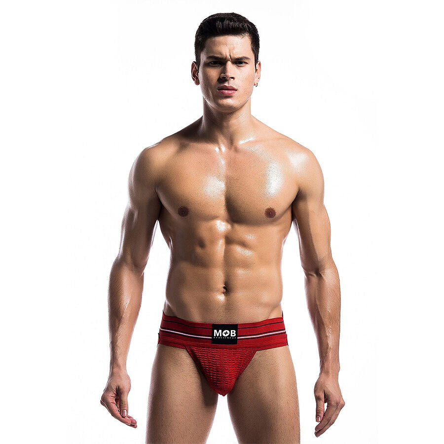 MOB - CLASSIC RED THONG SIZE L