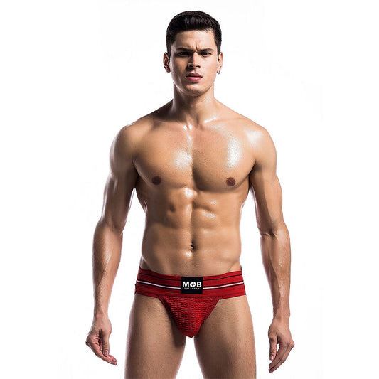 MOB - CLASSIC RED THONG SIZE M