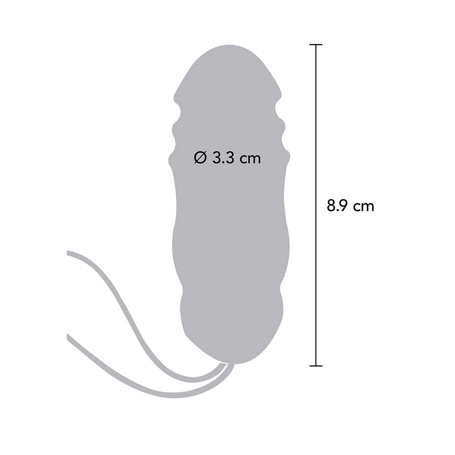 TOYJOY - HAPPINESS SUNN SIDE UP AND DOWN VIBRATOR REMOTE CONTROL FUCHSIA