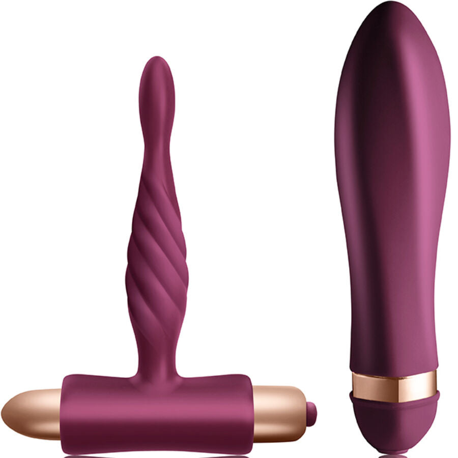 CLIMAXIMUM - DARE KIT TWISTED VIBRATOR + ANAL PLUG BEGINNER