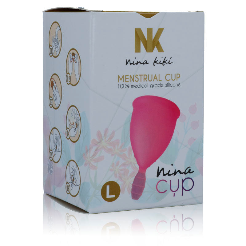 NINA KIKÃ - MENSTRUAL CUP PINK - SIZE L