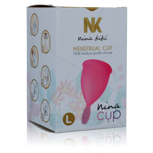NINA KIKÃ - MENSTRUAL CUP PINK - SIZE L