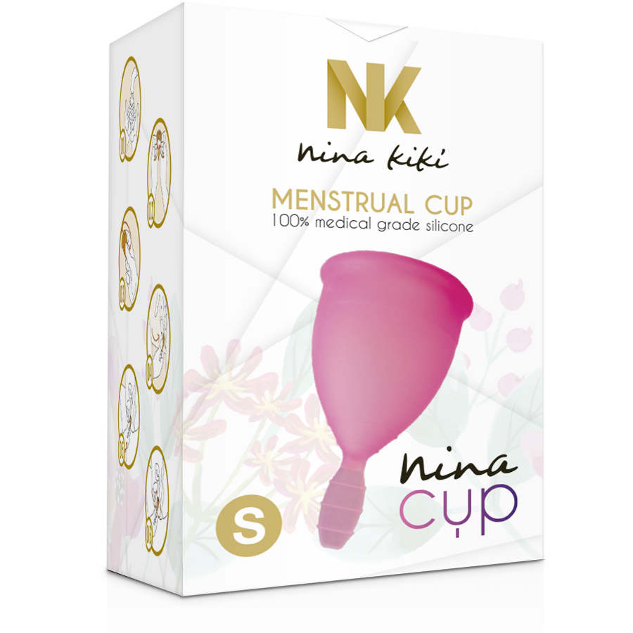 NINA KIKÃ - MENSTRUAL CUP PINK - SIZE S